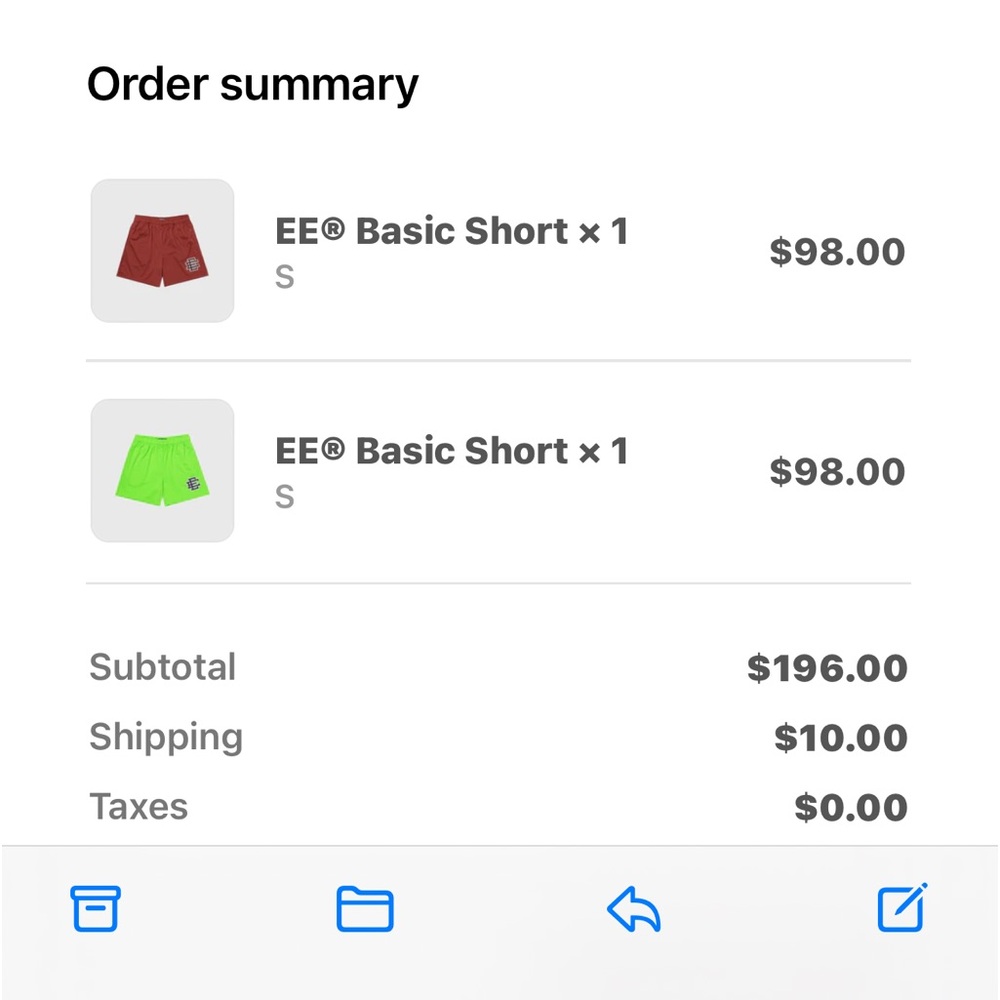 Eric Emanuel Basic Short - Bright Green - Size Sm… - image 5